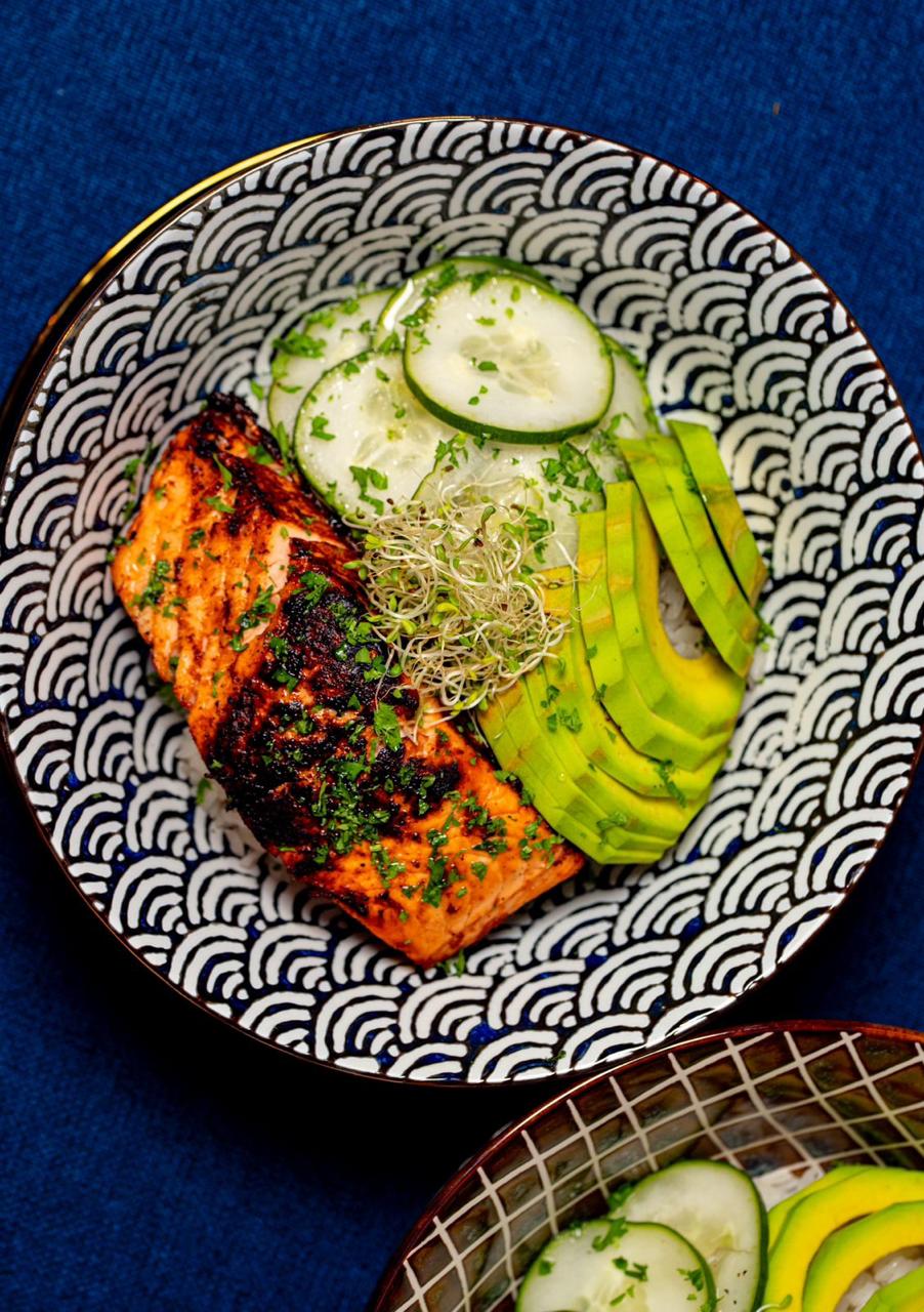 Bowl De Arroz Salmón